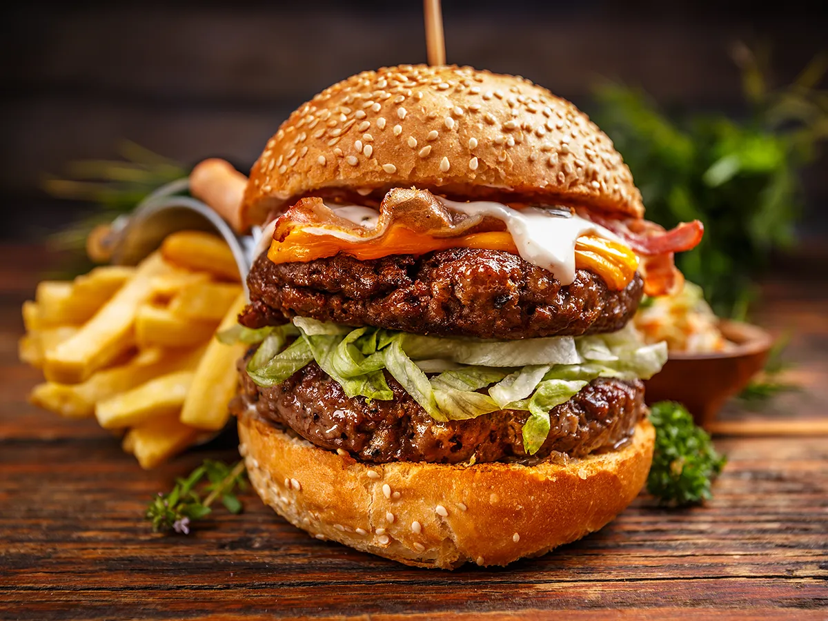 ダブルチーズバーガー